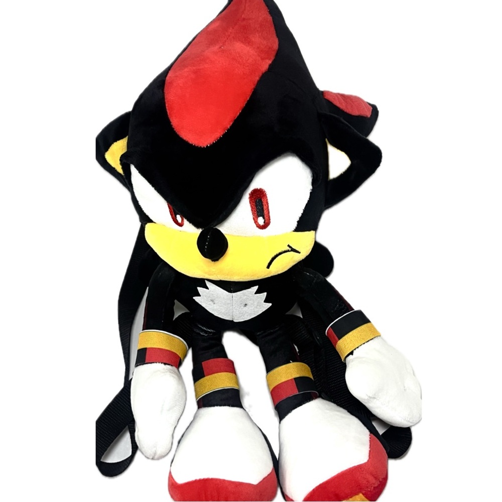 Sonic shadow the hedgehog Plush Backpack